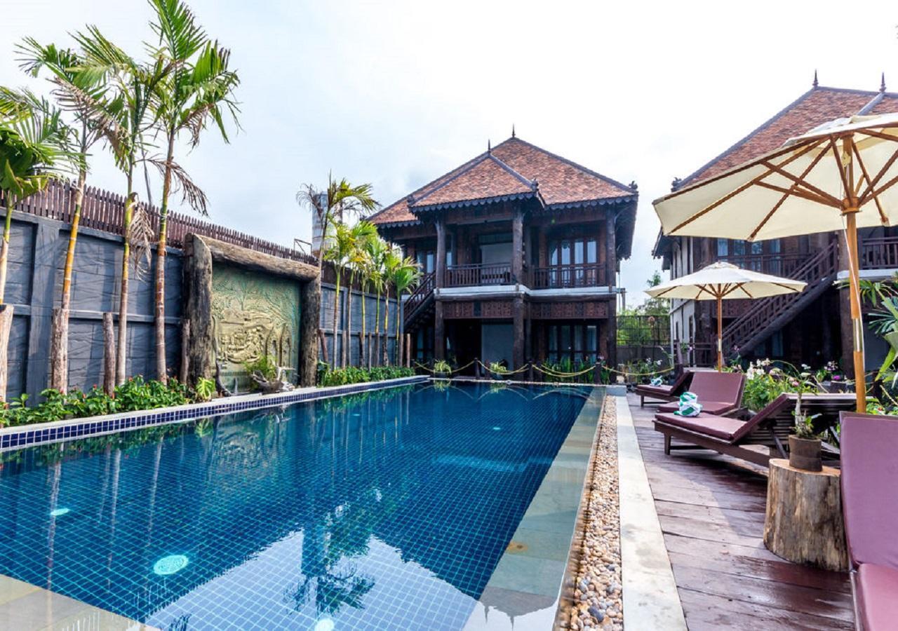 Khmer Paradise Villa Siem Reap Bagian luar foto