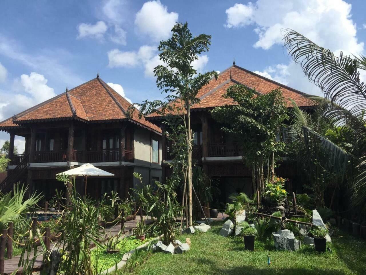 Khmer Paradise Villa Siem Reap Bagian luar foto