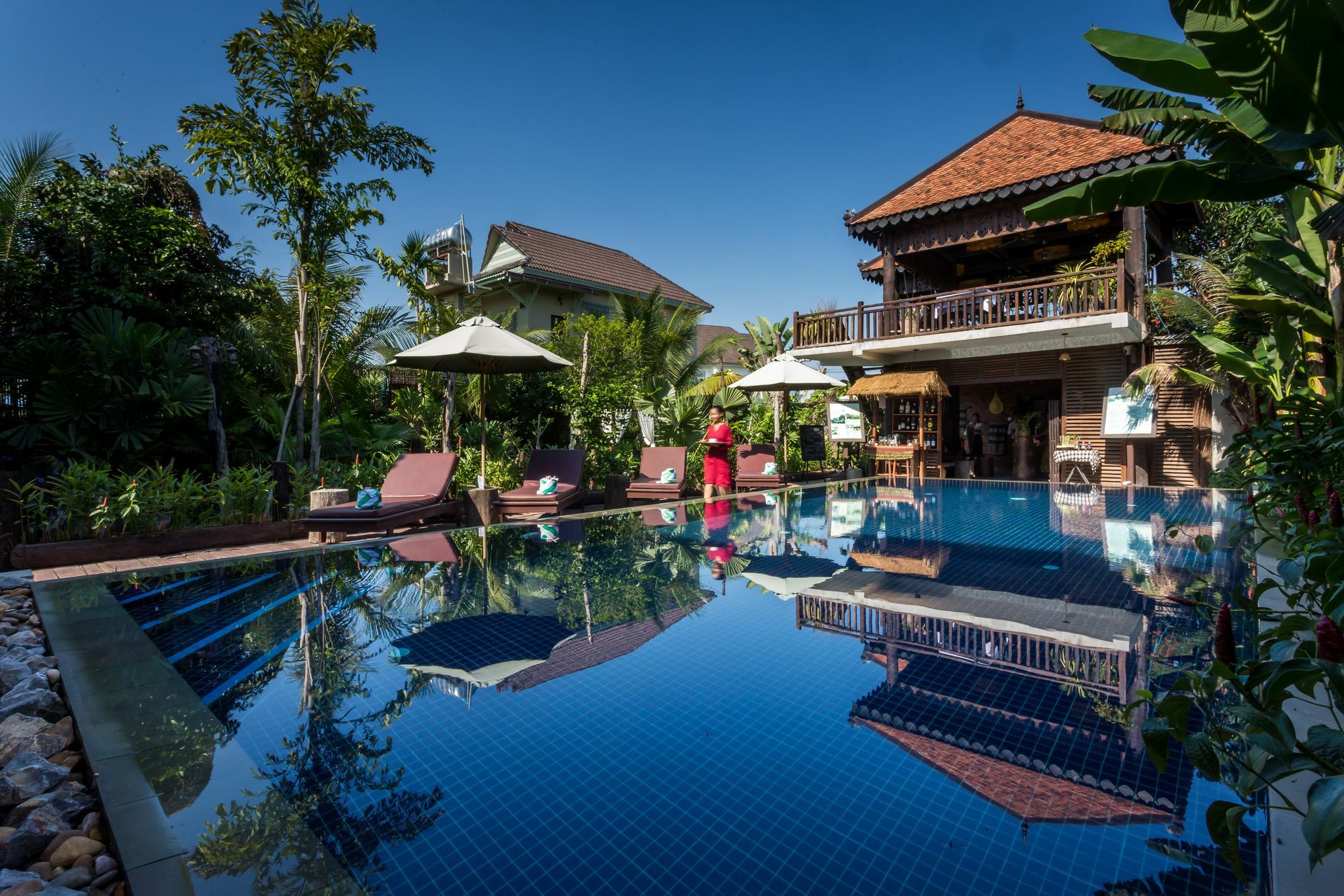 Khmer Paradise Villa Siem Reap Bagian luar foto